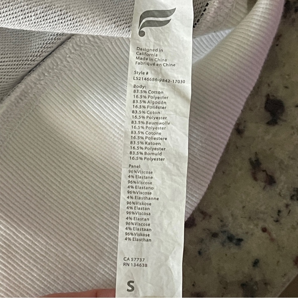 Fabletics Jasmine Size Small Side Slit Pullover H… - image 5